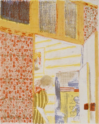 Rose-Tinted Interior III by Edouard Vuillard